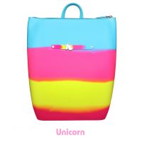 001b Силиконовый рюкзак на молнии Gummy Bags. Цвет: Unicorn - вид 1 миниатюра