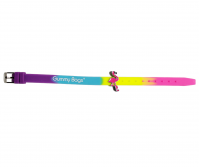 113b Силиконовый браслет c подвеской на руку Gummy Bags, цвет Spark, подвеска Фламинго