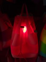 090b LED-Фонарик розовый, красный светодиод - вид 1 миниатюра