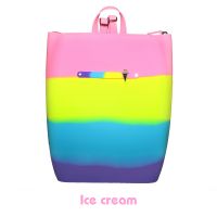 002b Силиконовый рюкзак на молнии Gummy Bags. Цвет: Ice cream 002b Силиконовый рюкзак на молнии Gummy Bags. Цвет: Ice cream
