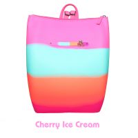 006b Силиконовый рюкзак на молнии Gummy Bags. Цвет: Cherry Ice Cream 006b Силиконовый рюкзак на молнии Gummy Bags. Цвет: Cherry Ice Cream