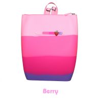 007b Силиконовый рюкзак на молнии Gummy Bags. Цвет: Berry 007b Силиконовый рюкзак на молнии Gummy Bags. Цвет: Berry
