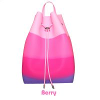 018b Большой силиконовый рюкзак на веревках Gummy Bags. Цвет: Berry - вид 1 миниатюра