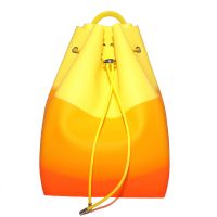 021b Большой силиконовый рюкзак на веревках Gummy Bags. Цвет: Fire - вид 1 миниатюра