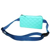 032b Силиконовая сумка c ремешком на пояс Gummy Bags. Цвет: Mint