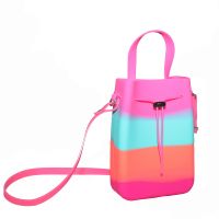 066b Мини силиконовый рюкзачок-сумочка Gummy Bags на верёвках. Цвет: Cherry Ice Cream - вид 1 миниатюра