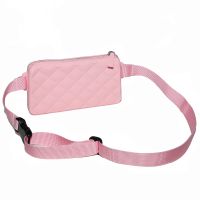 061b Силиконовая сумка с ремешком на пояс Gummy Bags. Цвет: Pink - вид 1 миниатюра